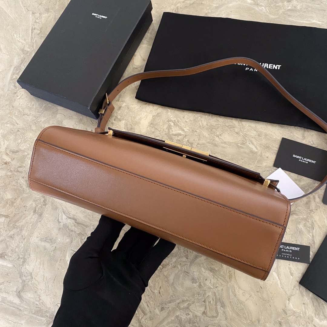 MANHATTAN MEDIUM SHOPPING BAG IN BOX SAINT LAURENT LEATHER1:1High-quality replica