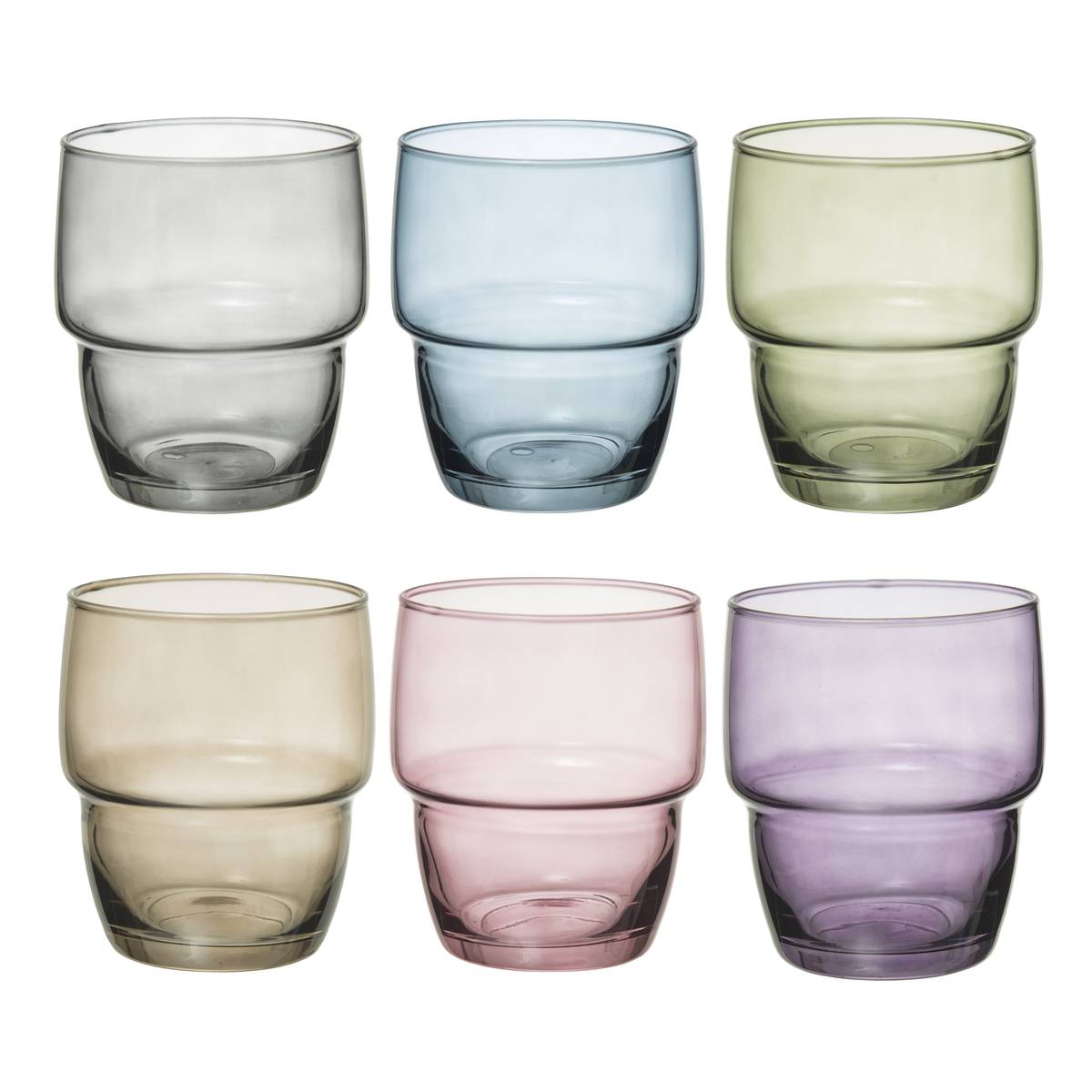 Set of 6 low tumblers "Rodrig'Eau" 280 ml