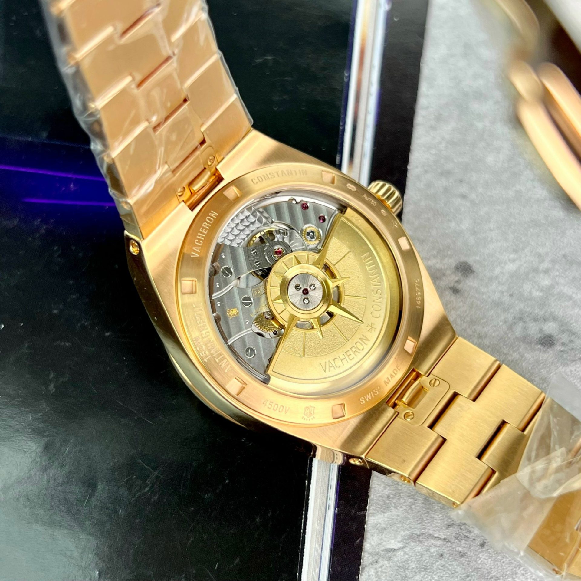Vacheron Constantin Replica 1:1 Watch Overseas 4500V Blue Dial PPF Factory 41mm - Top club