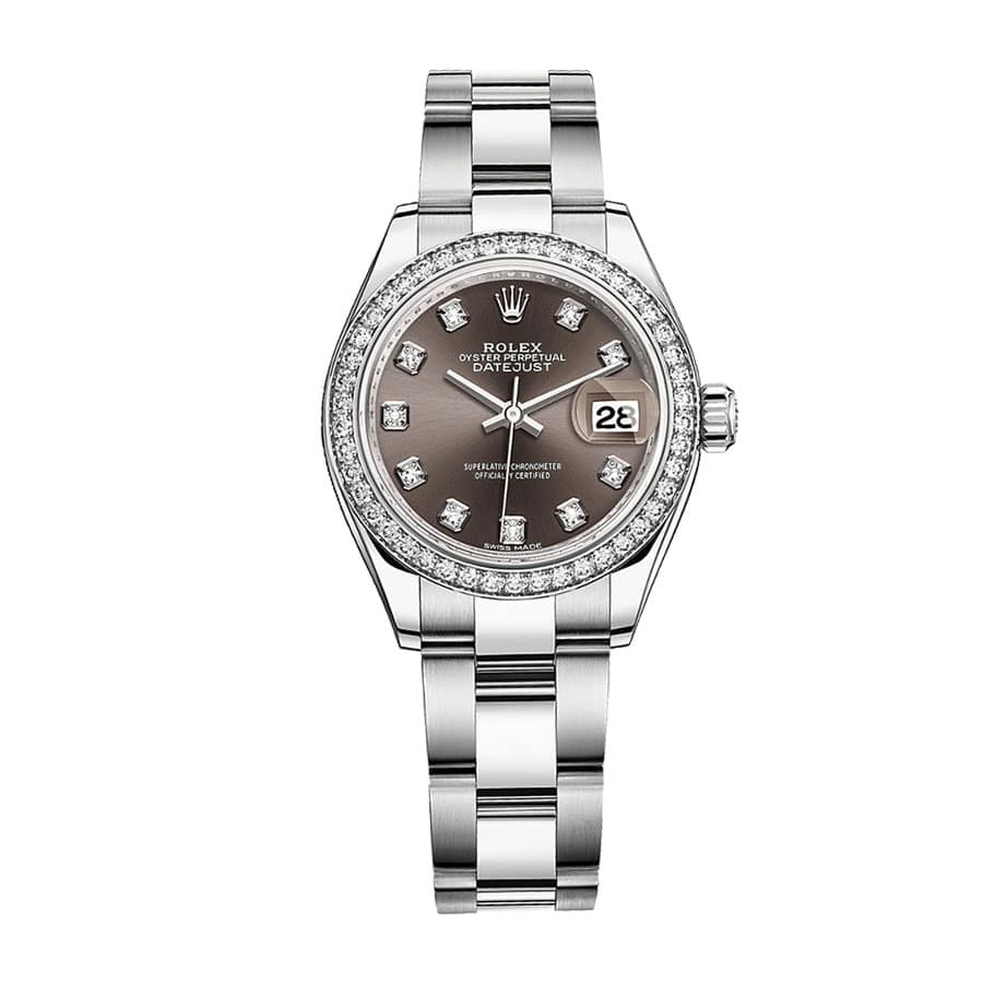 Rolex Dark Grey Diamond Replica - Elite Watch Atelier