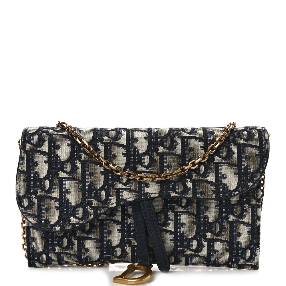 Dior Oblique Canvas Mini Saddle Wallet Replica – Perfect Details