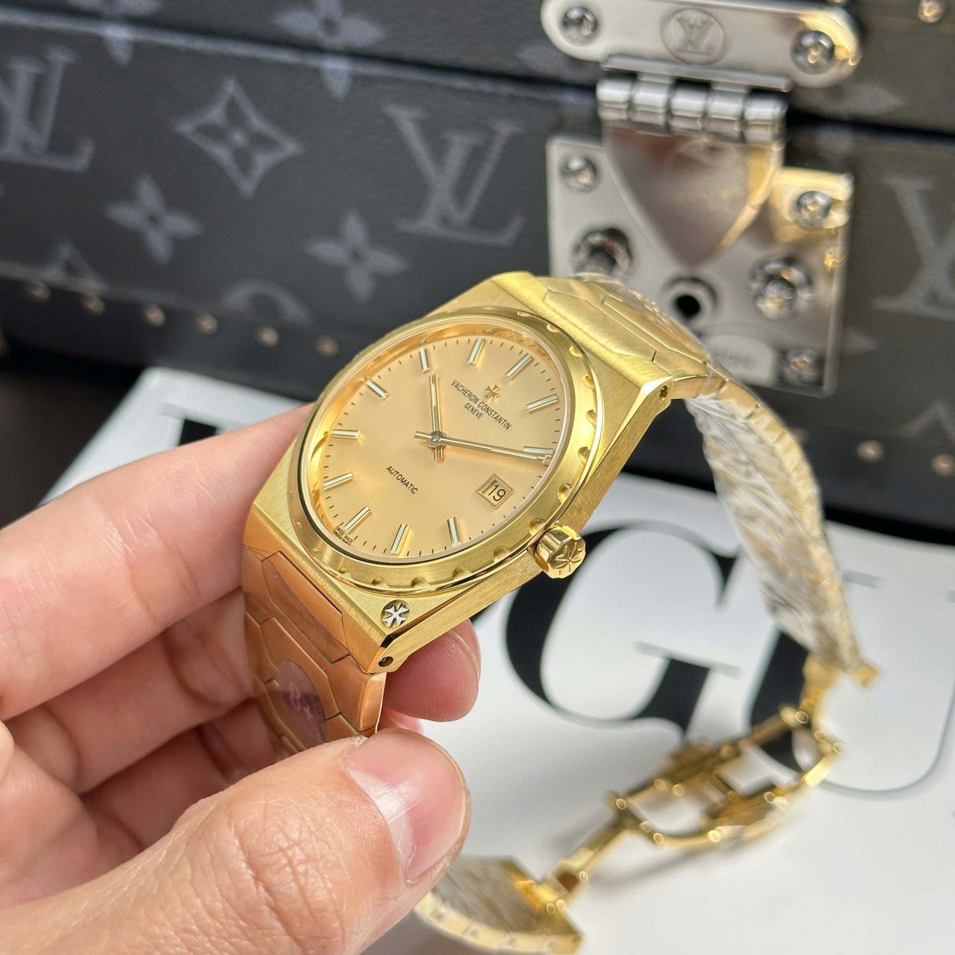 Vacheron Constantin Historiques 222 Fake Watch Yellow 8F Factory 37mm - Top club