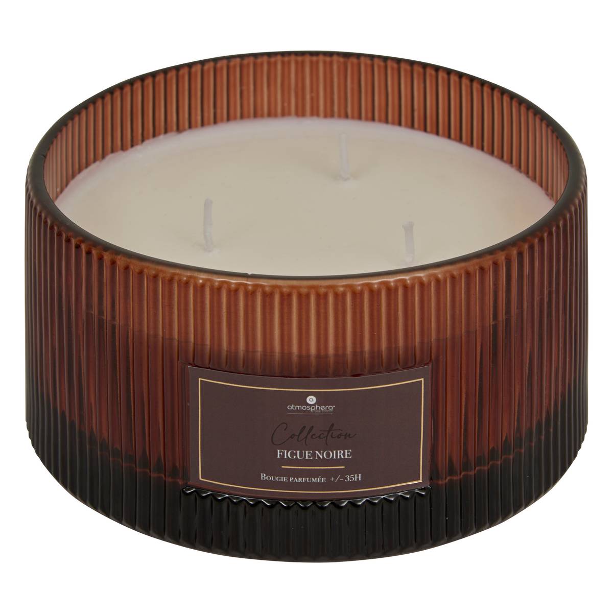 Scented Candle "Albie" Black Fig, Dark Red, 635g