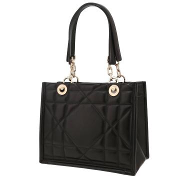 Dior Essential shopping bag in black leather cannage