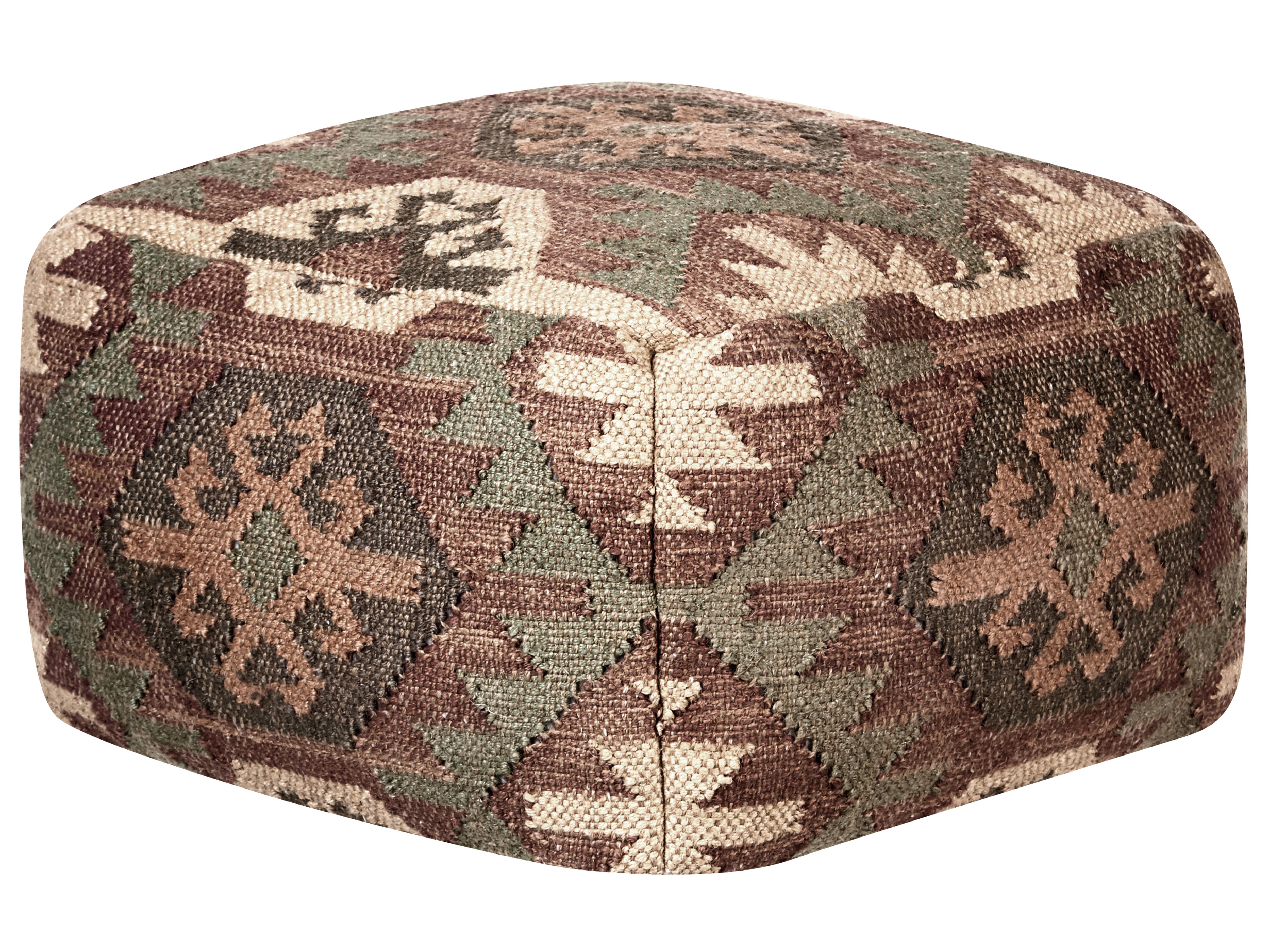 Pouffe ARVEN Jute Multicolour