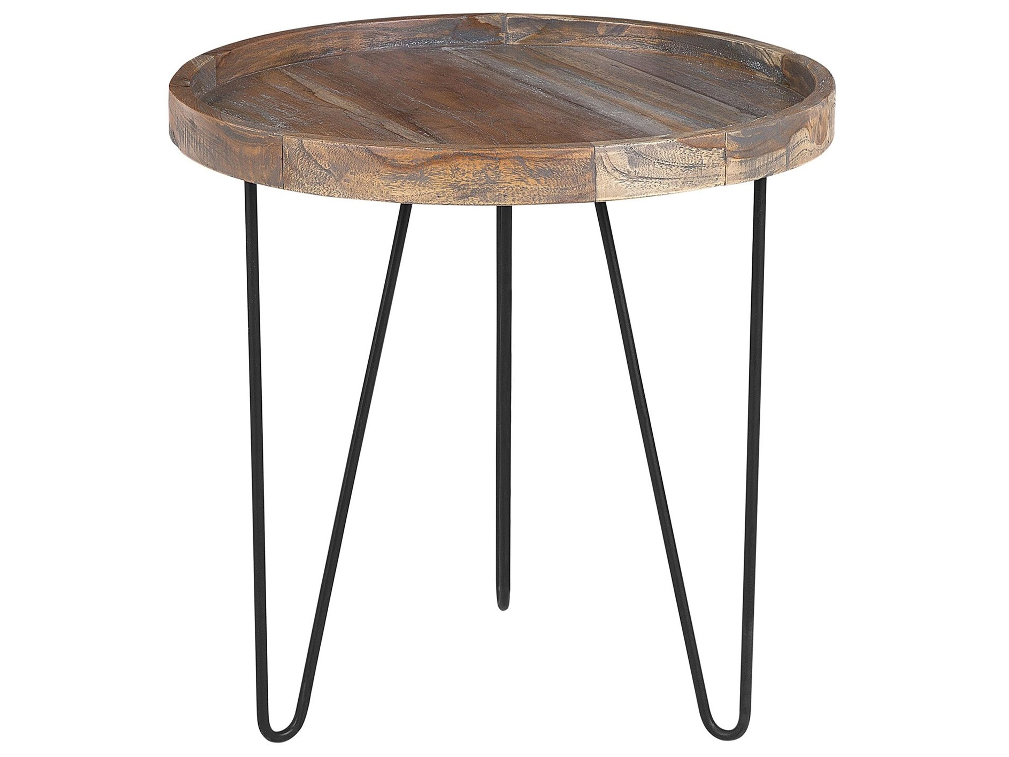 Side Table BONDISS Wood Dark Brown