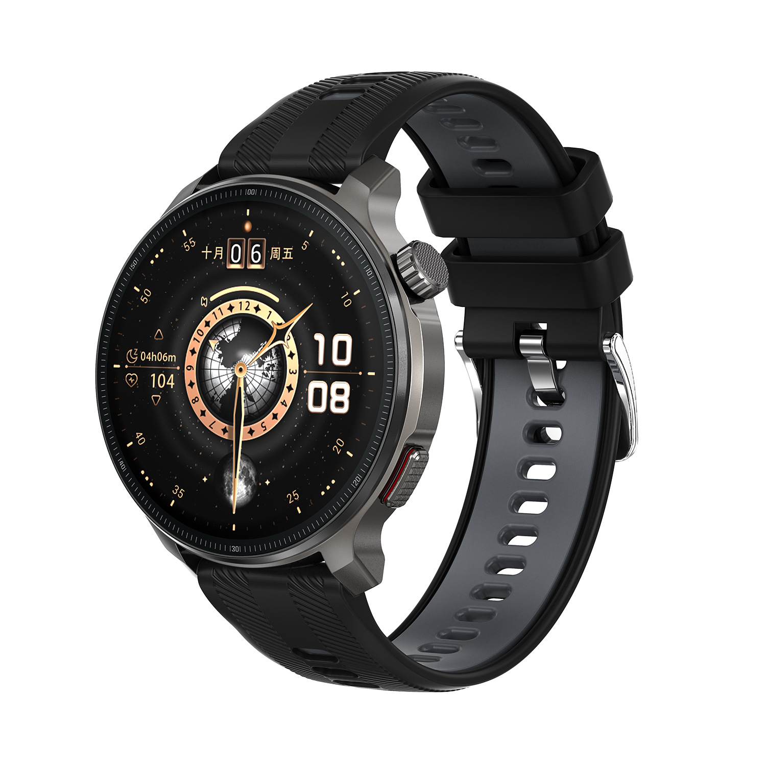 New live-streaming ODultra smartwatch with Bluetooth calling, heart rate monitoring, deep waterproofing, GPS offline navigation, and triple protection