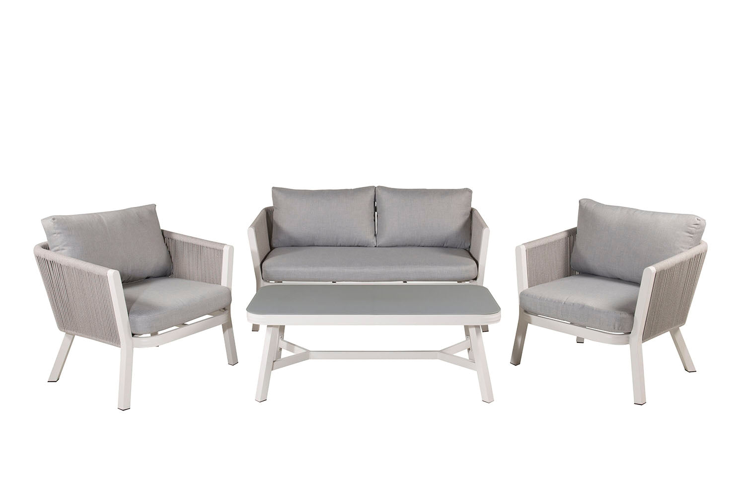 Rebellenclub Amary Loungeset - Wit