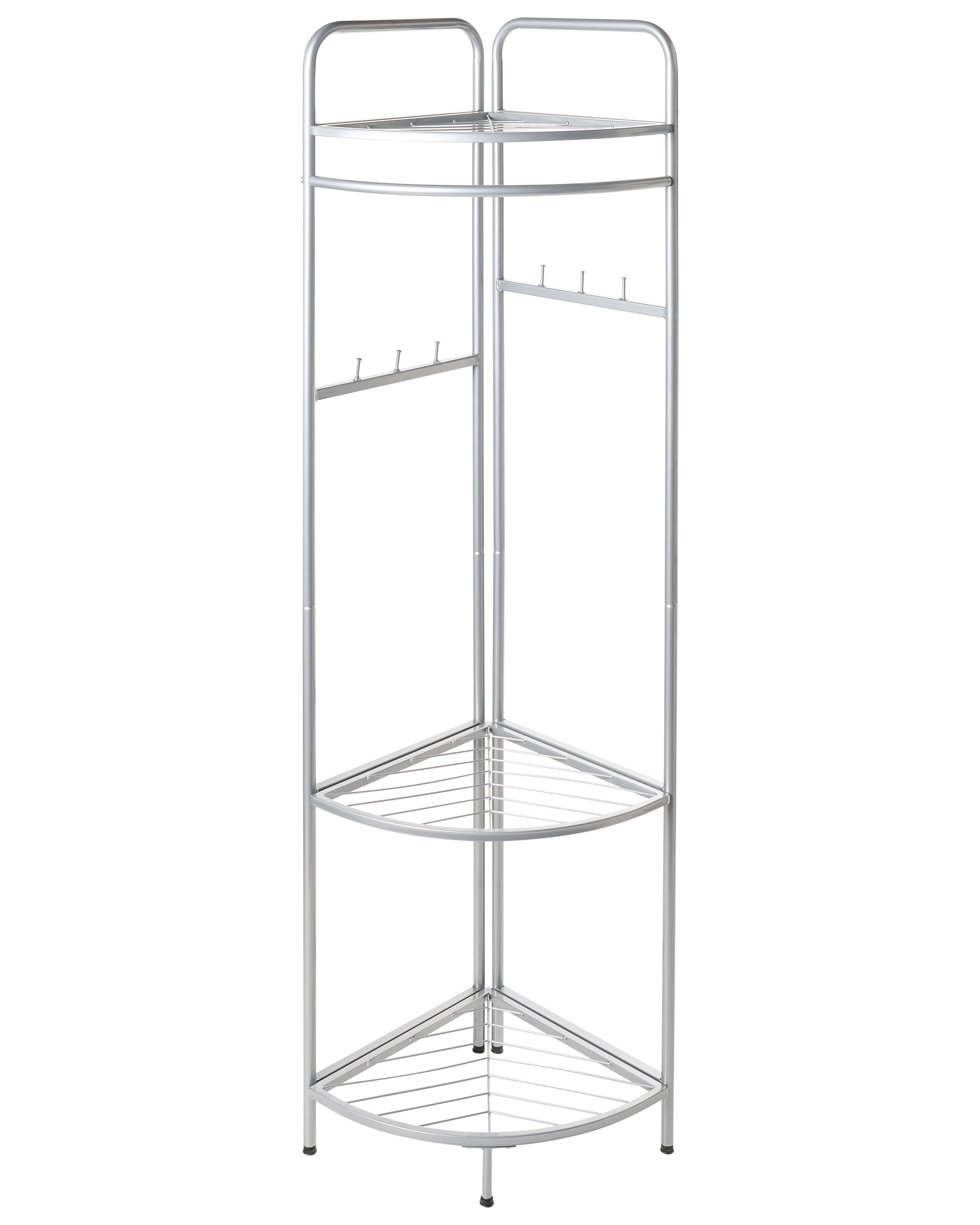 Corner Coat Stand LAWTON Silver
