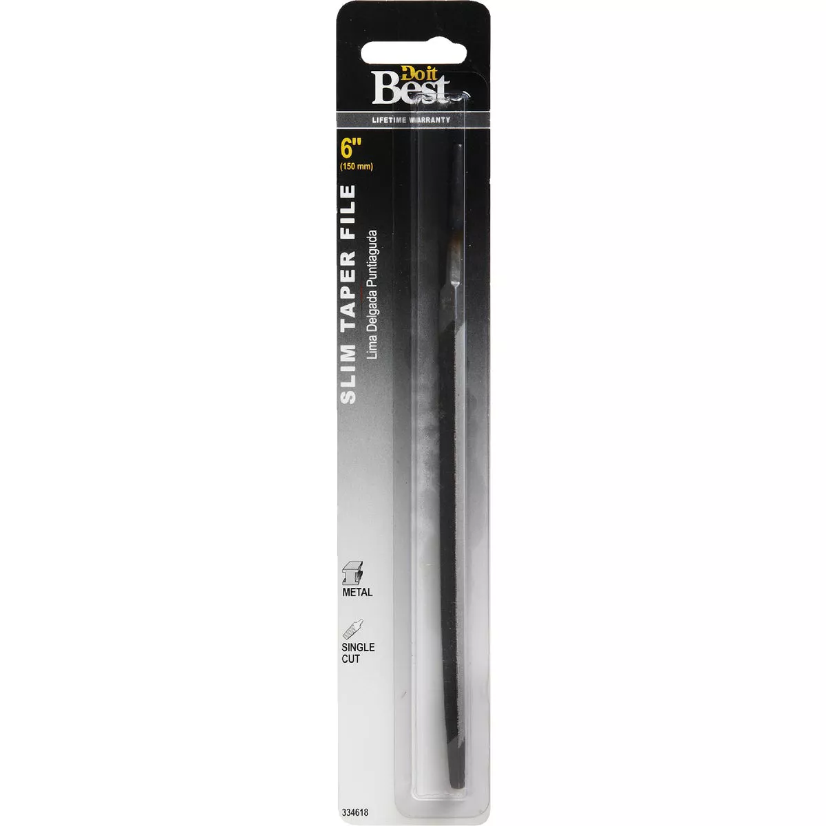 Do it Best 6 In. Slim Taper File