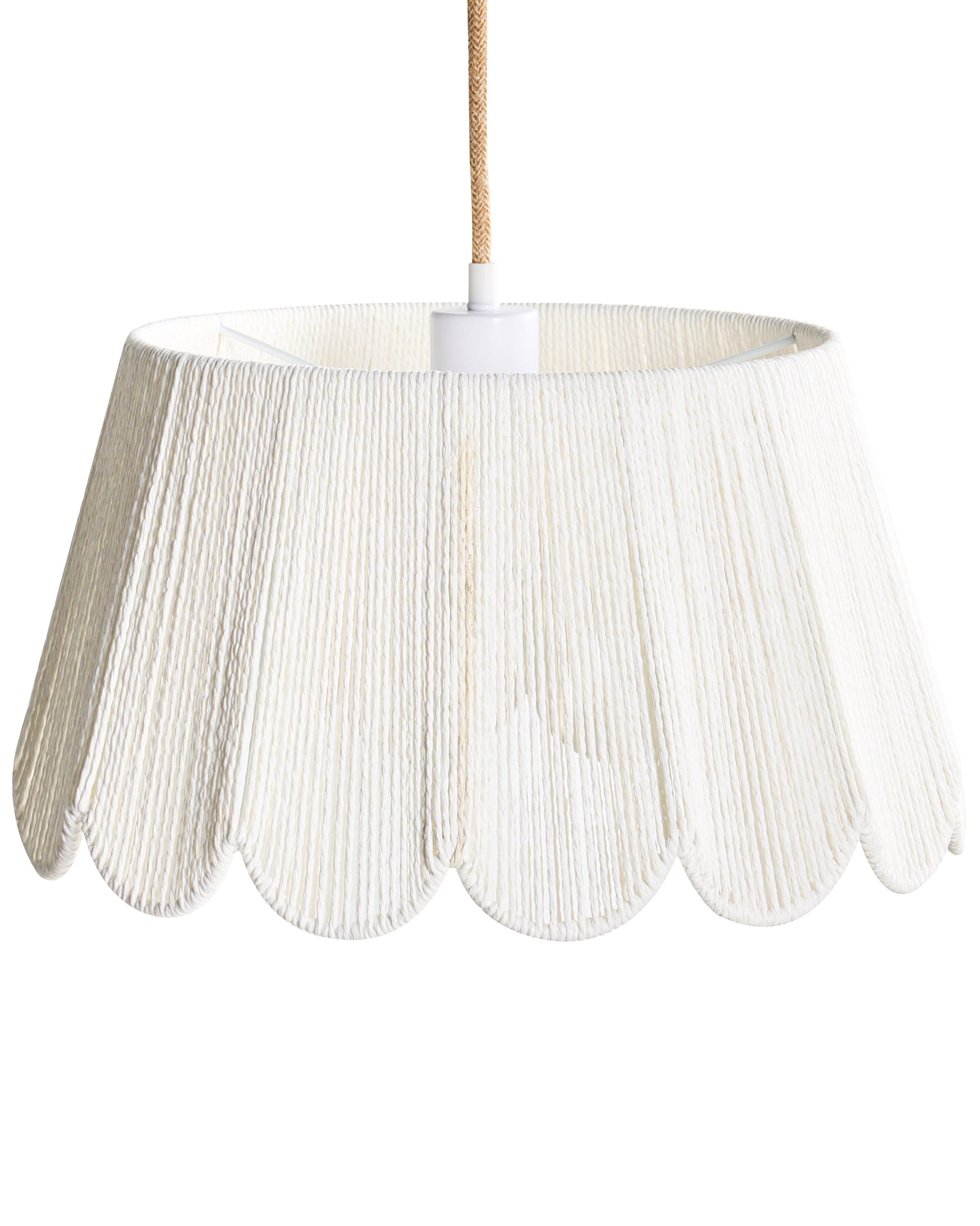 Pendant Lamp SEBAKWE Paper Rope Light Beige