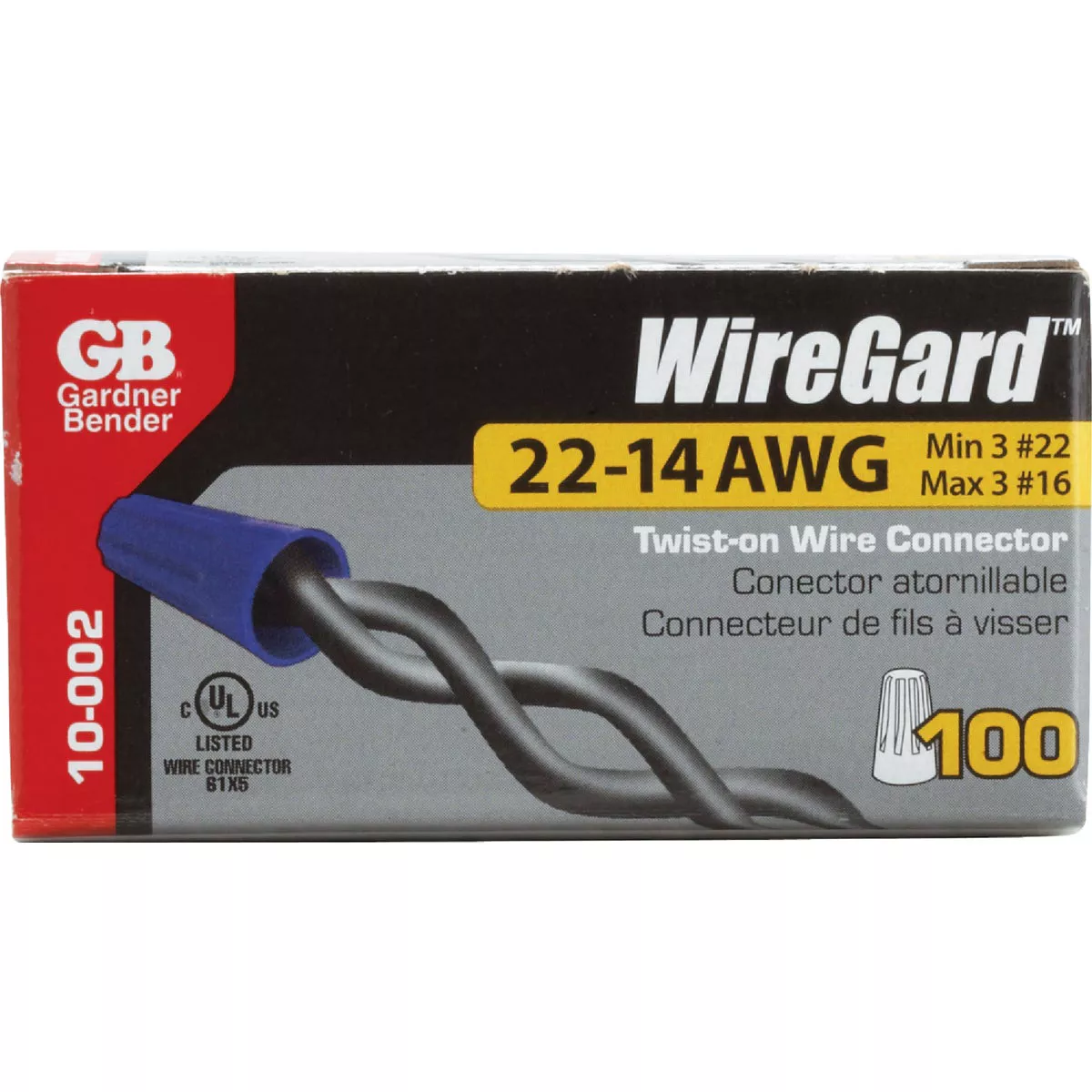 Gardner Bender WingGard Extra Small Blue 22 AWG to 16 AWG Wire Connector (100-Pack)