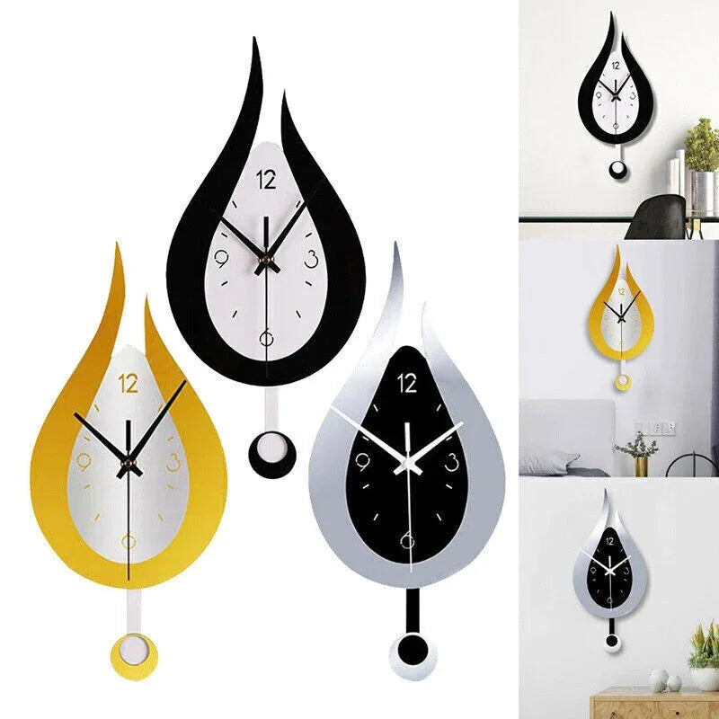 AquaStijl | Moderne Acryl Slinger Wandklok