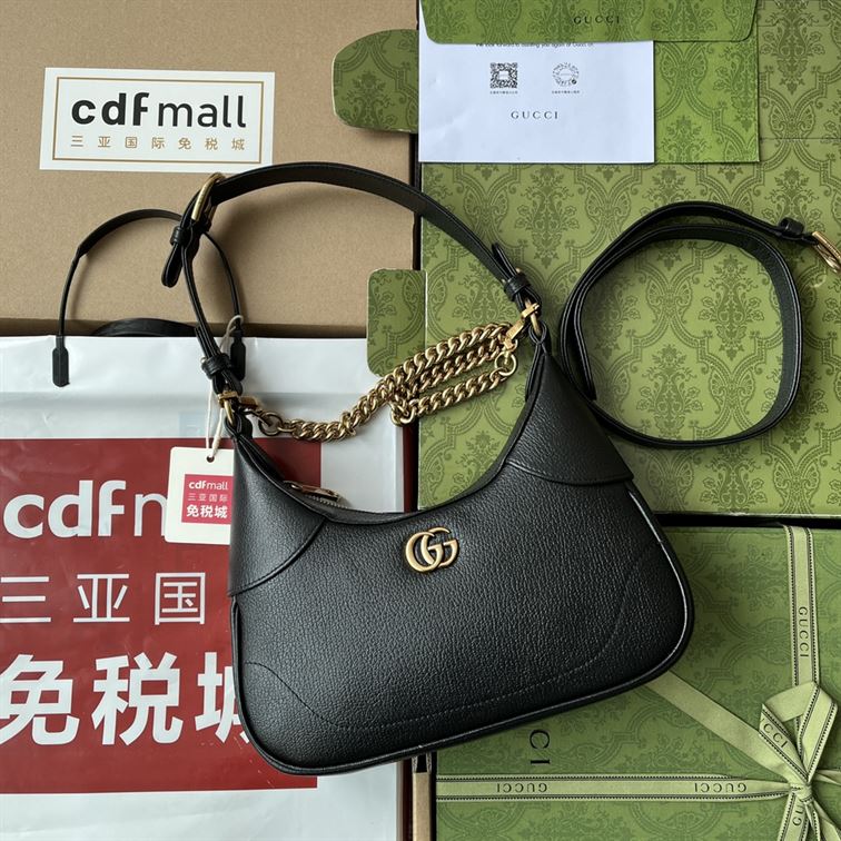 Aphrodite small shoulder bag Black soft leather – GB1121:1High-quality replica