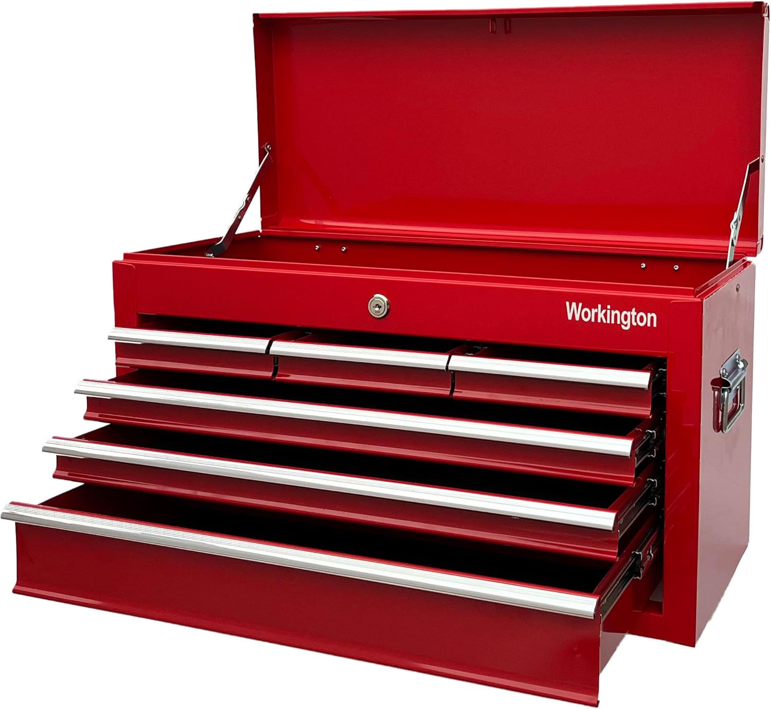 Workington Portable Metal Tool Chest with 6 Drawers, 24