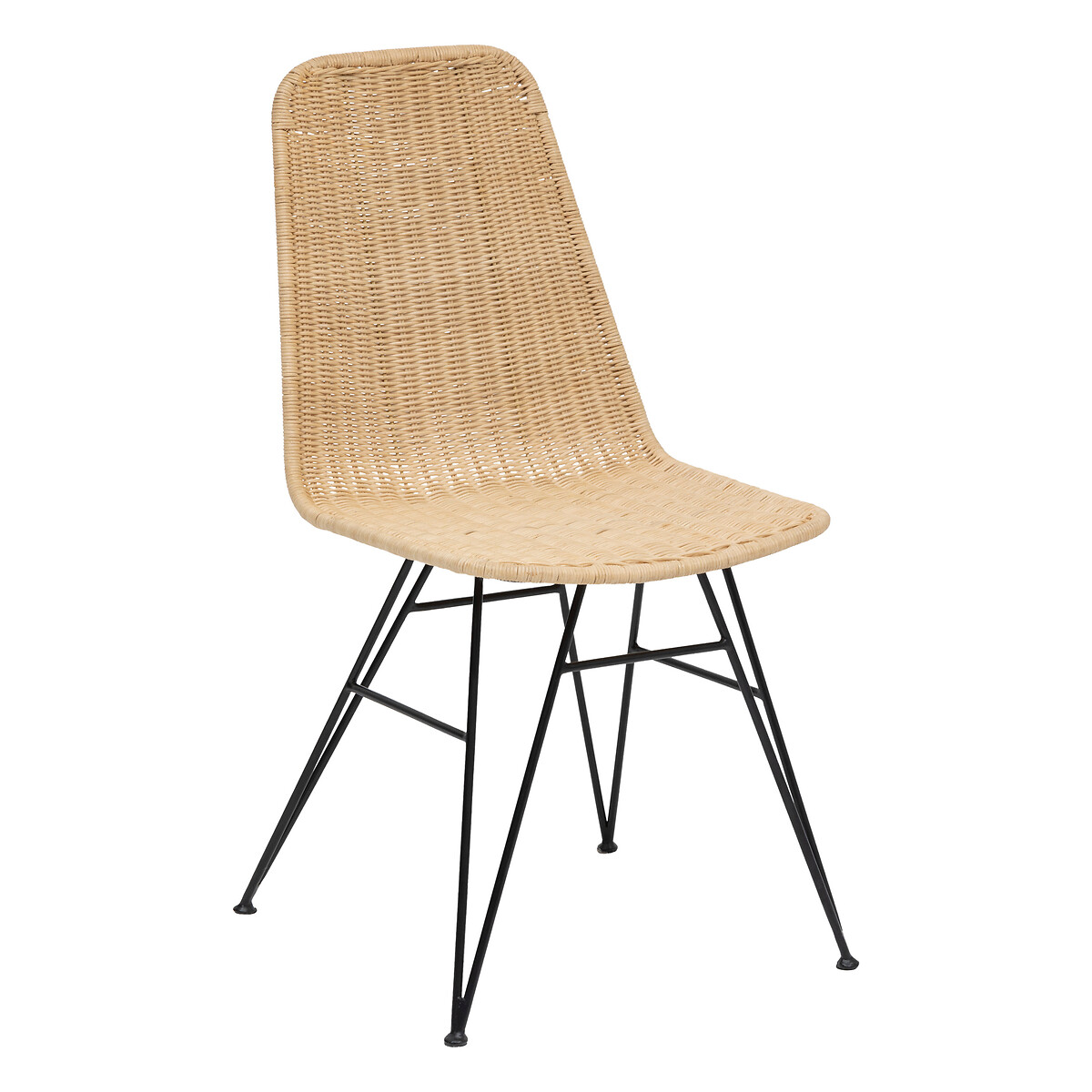 "May" chair Black, Rattan