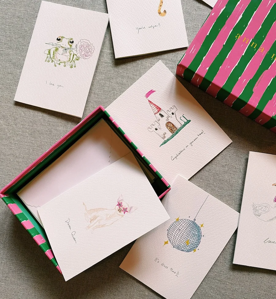 Anna + Nina Assorted Greeting Cards Set of 12