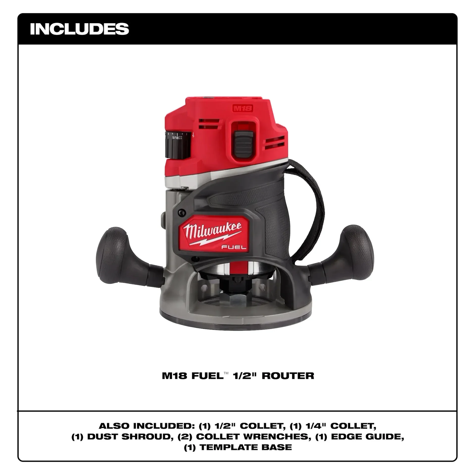 Milwaukee 2838-20 M18 Fuel Router Bare 1/2 in.