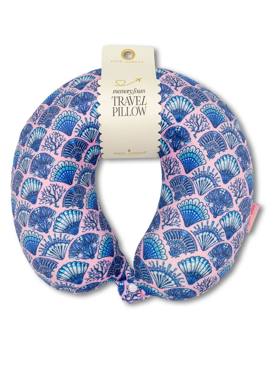 0126-PILLOW-TRVL-SCLPSHL - Simply Southern Outlet