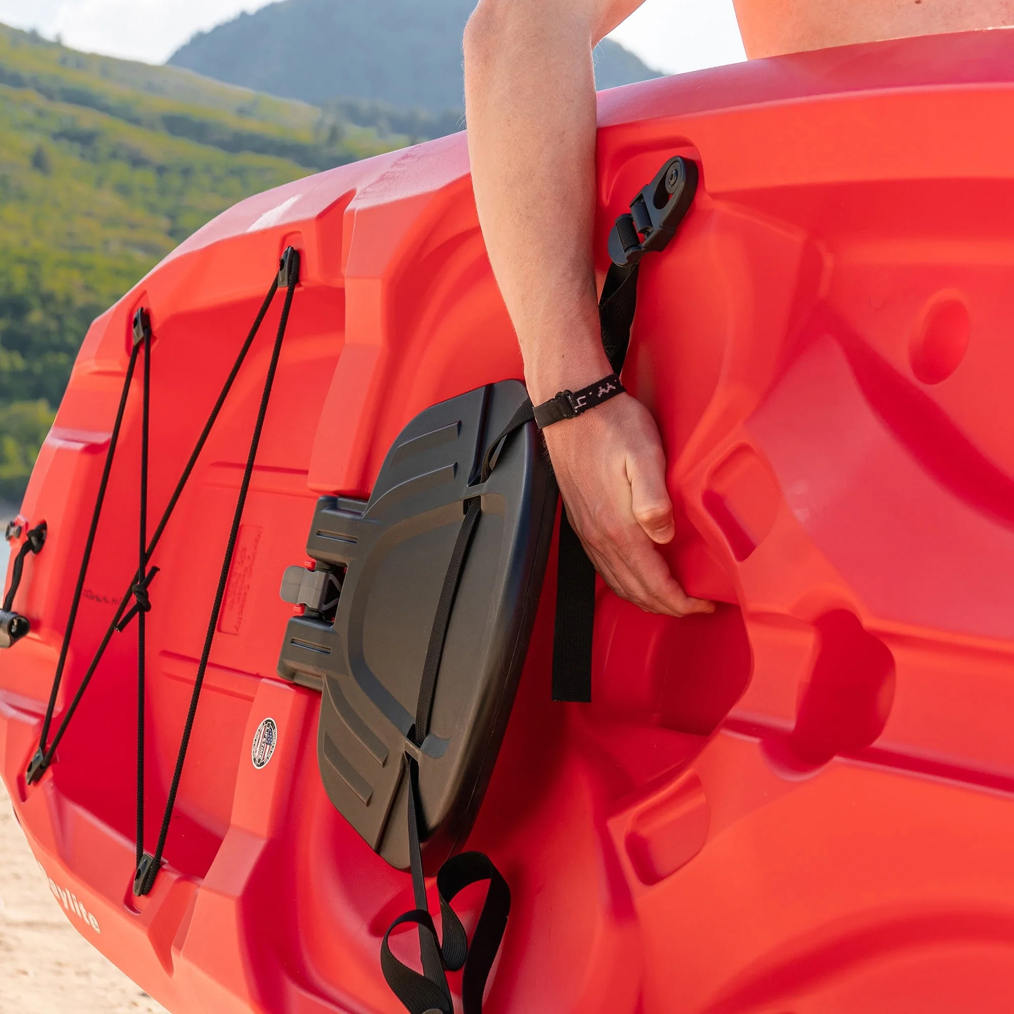 Lifetime Daylite 8 ft Sit-on-Top Kayak, Red (90775) - Image 9