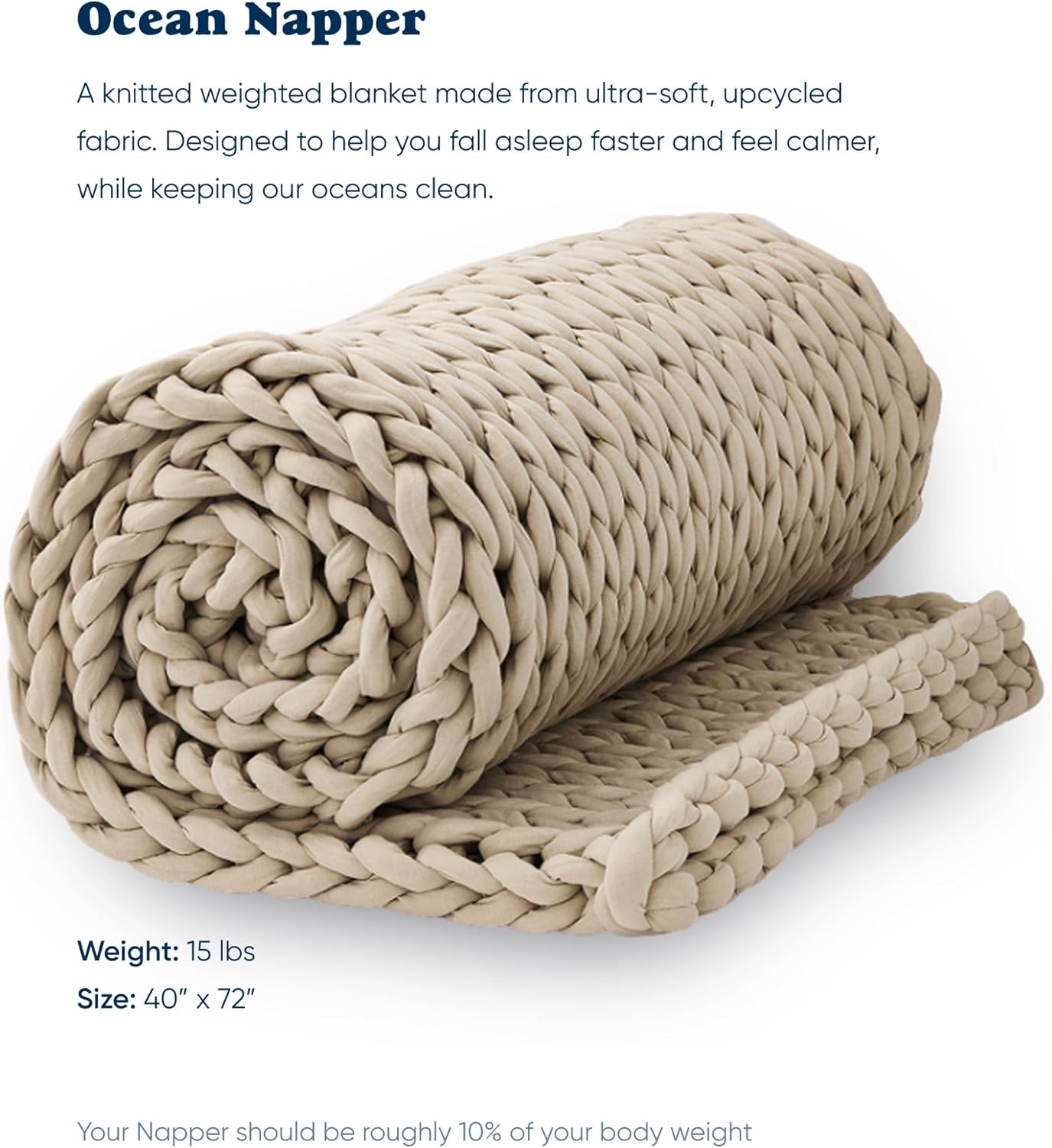 Bearaby Weighted Blanket 15 lbs (40