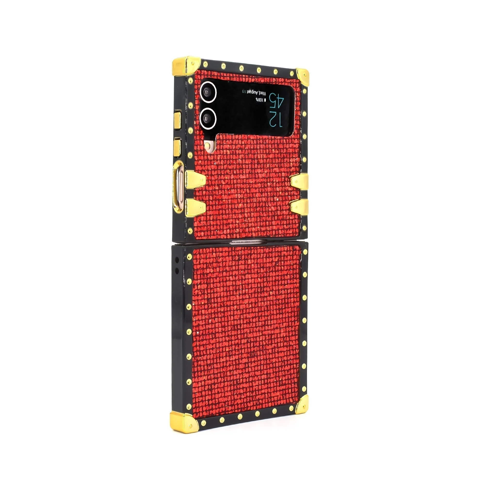 Samsung Galaxy Z Flip6/5/4/3 5G Square Case Ruby - Wholesale & Influencer