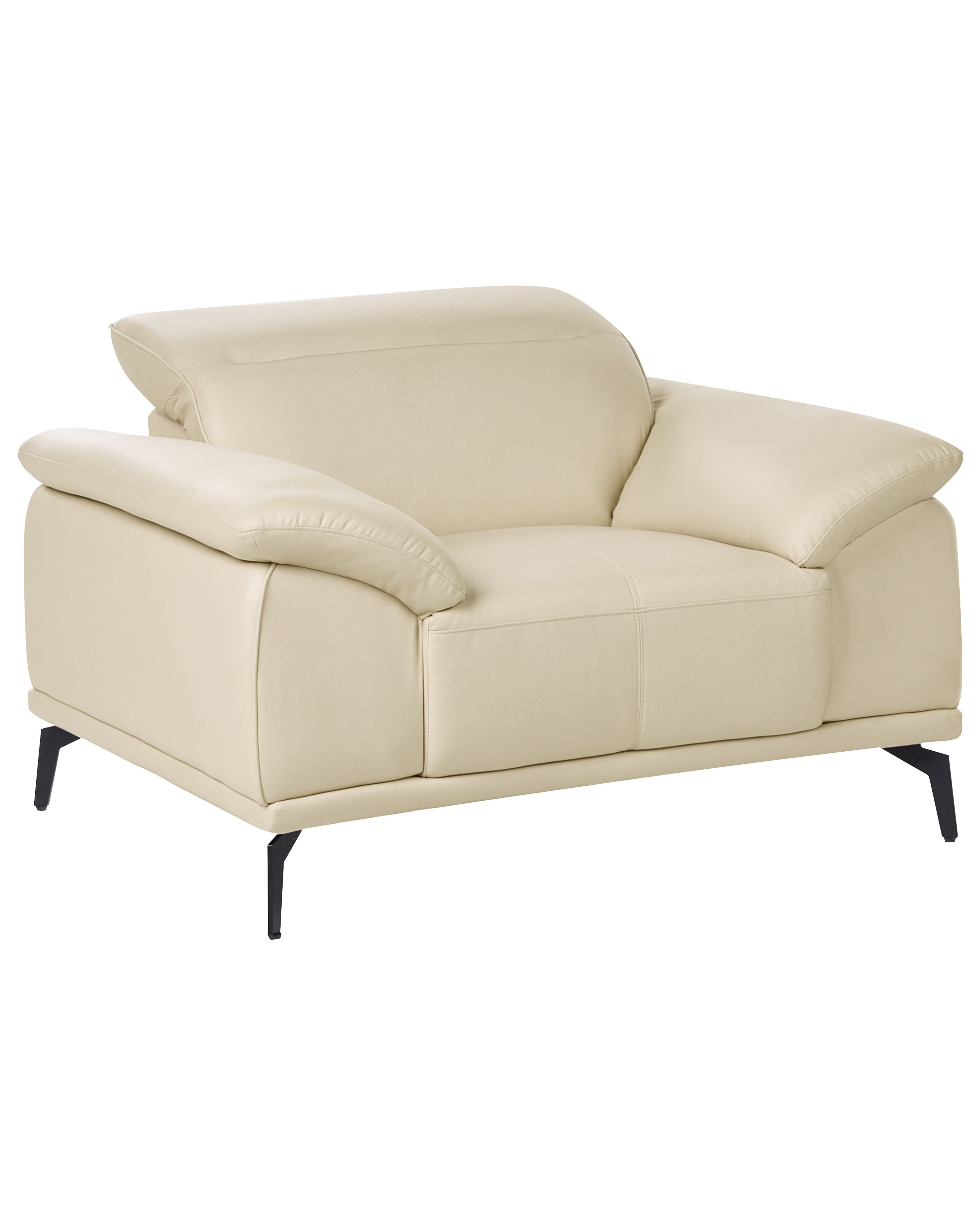 Armchair VEJEN Faux Leather Beige