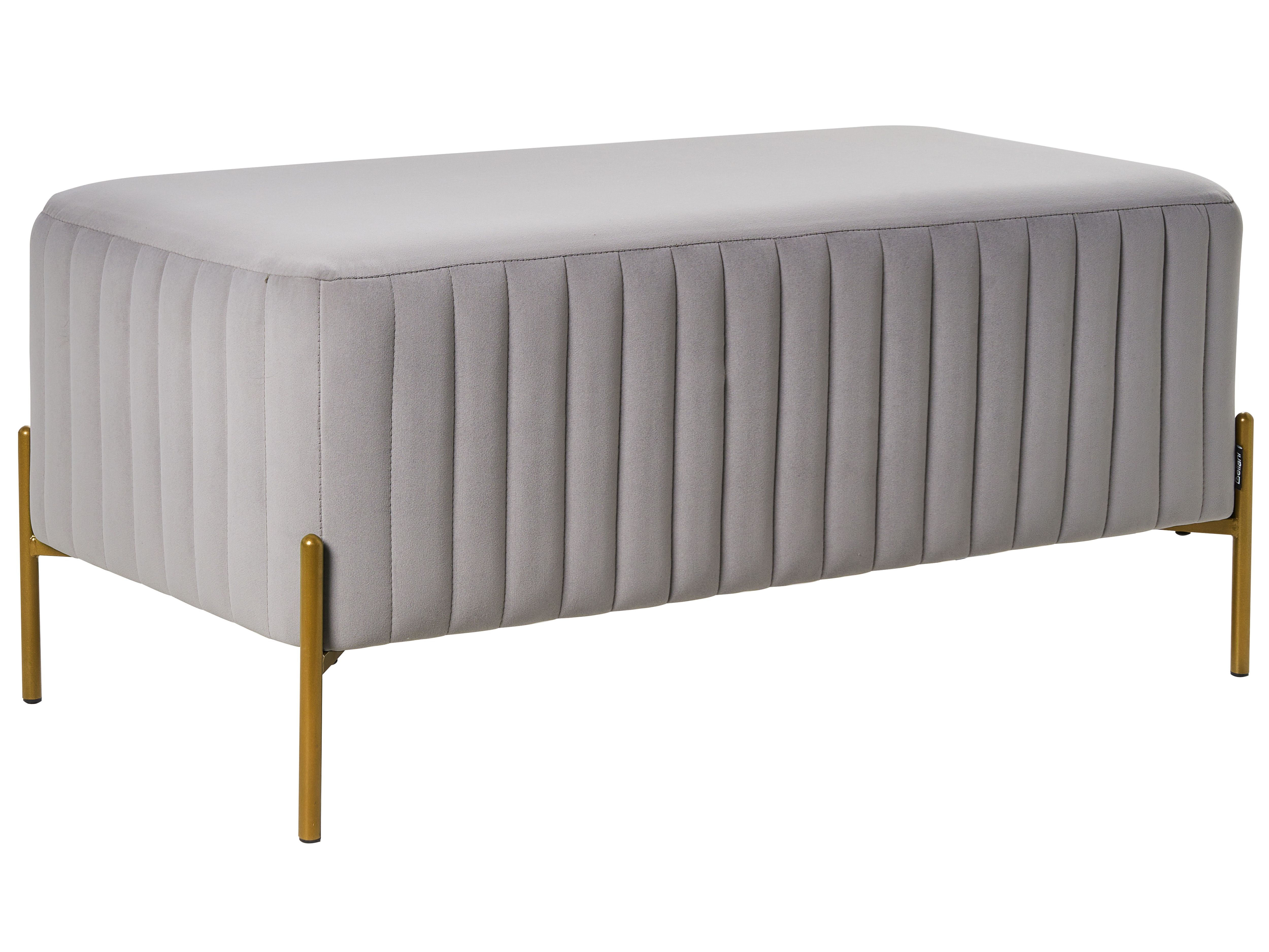 Upholstered Bench UTAH Velvet Grey