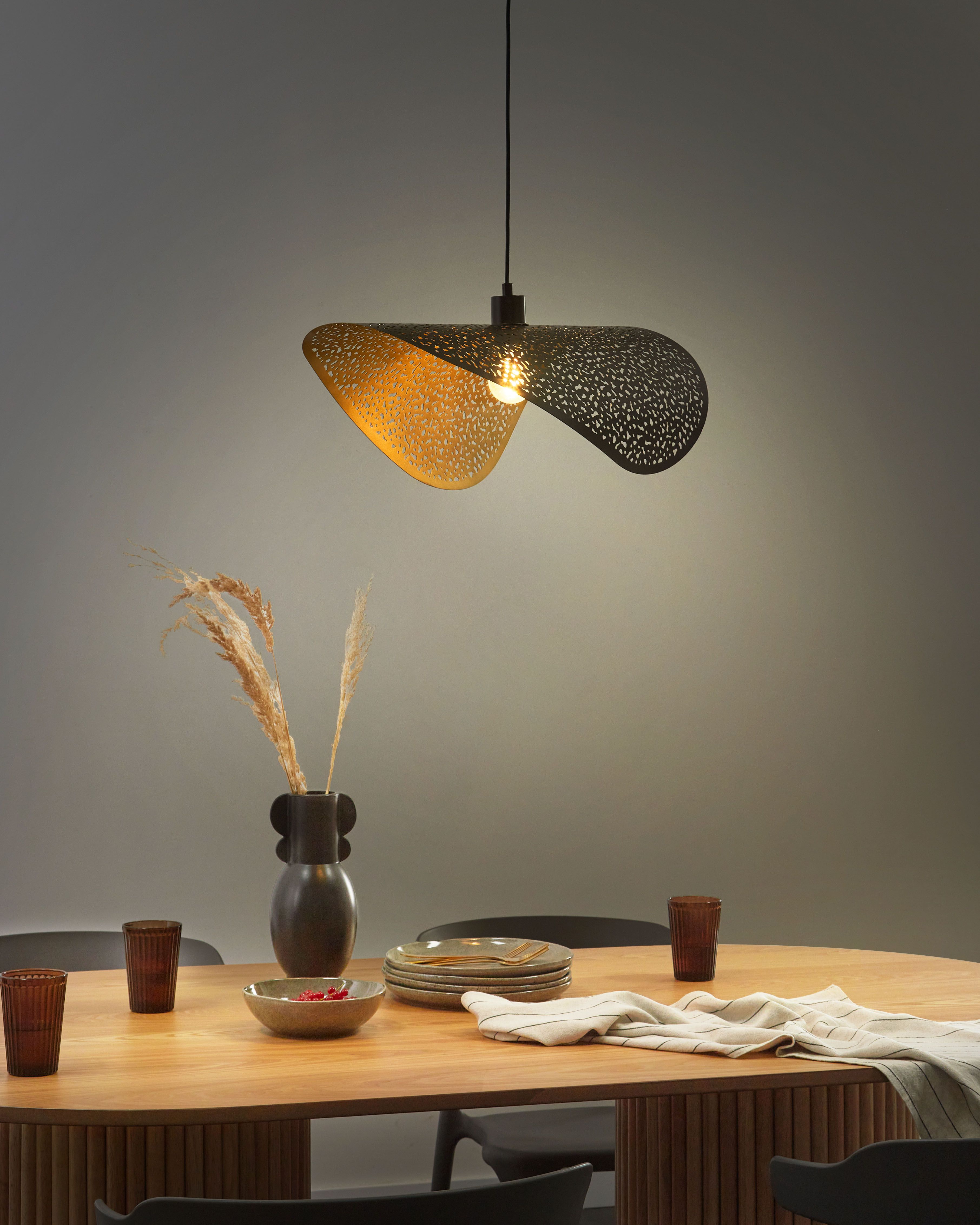 Pendant Lamp MAHI Metal Black