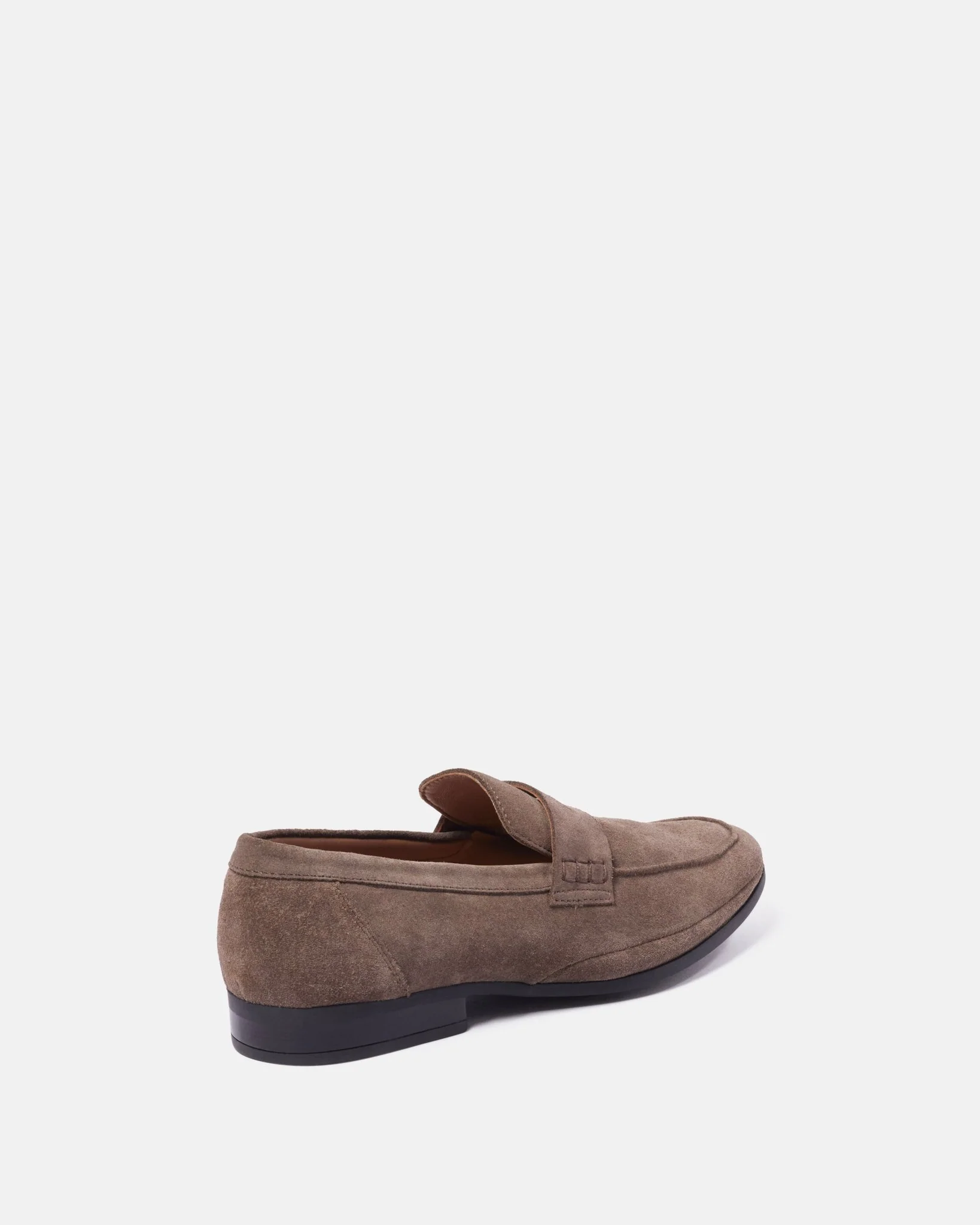 MOCASSINS VALERIO/VEL - En cuir velours taupe