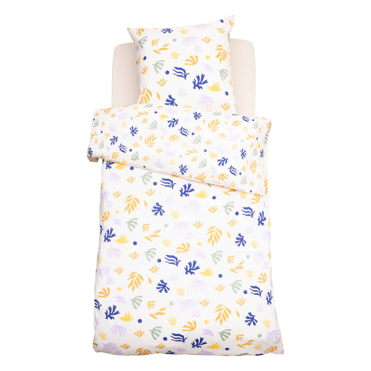 "Billie" printed children's bedding set 2 pieces, 140x200 cm, Purple