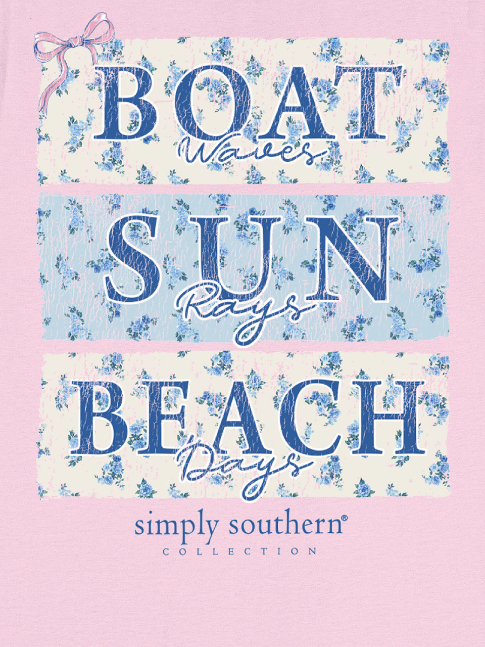 SS-BEACHBOAT-LTPINK - Simply Southern Outlet
