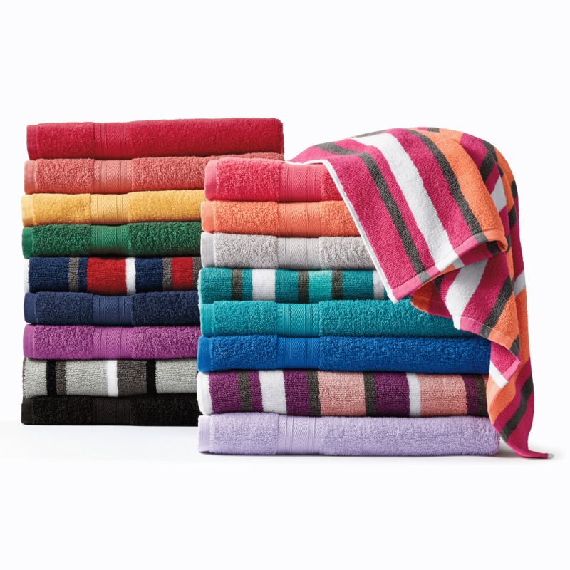 Color Connection Cotton Bath Towel Set, 8 Pieces - MIDNIGHT VELVET CATALOG