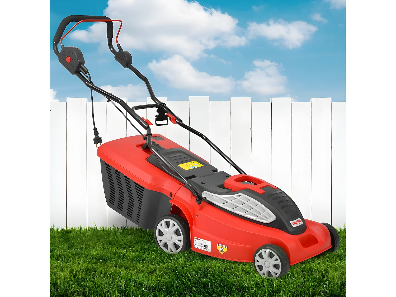 Hecht jardin 1638 R Tondeuse à gazon électrique 1600W 6hauteur de coupe 25-65mm BB LOISIR
