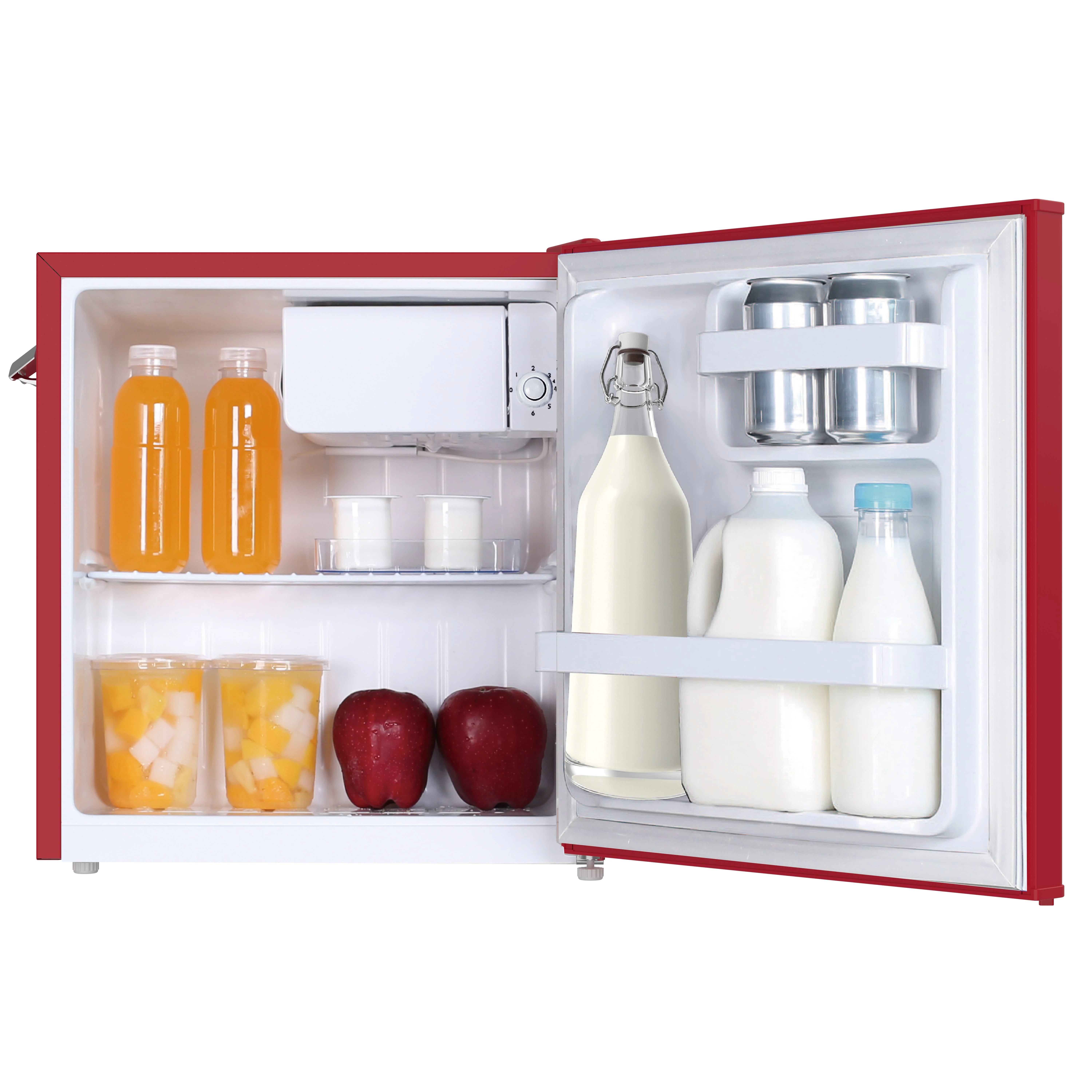 Frigidaire 1.6 Cu ft. Retro Compact Refrigerator with Side Bottle Opener, Coral - Image 59