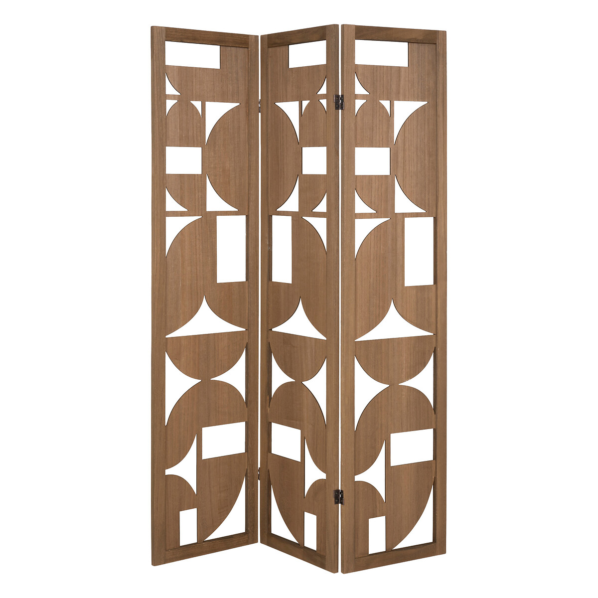 "Hernan" folding screen Chestnut brown, H.170 cm