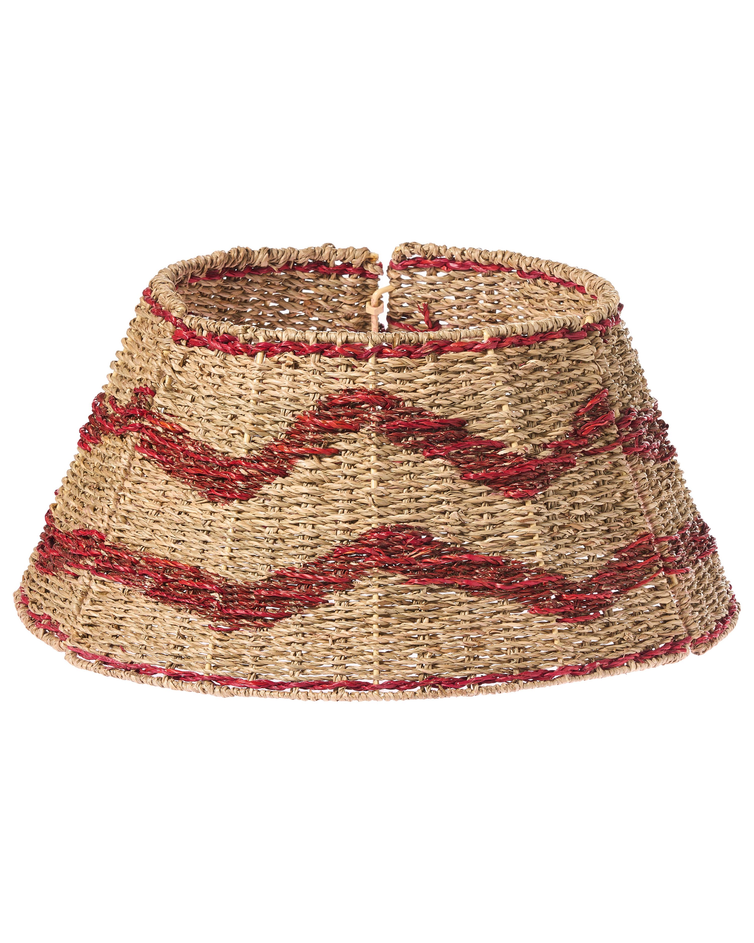 Christmas Tree Collar HIVER Seagrass Red 51 cm