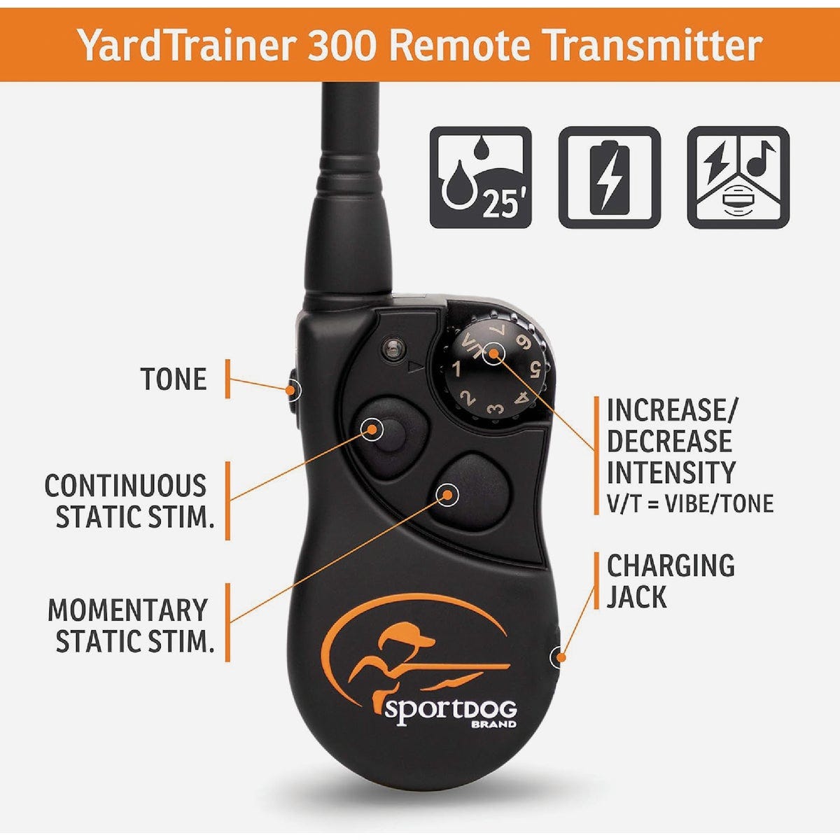 SportDOG Brand YardTrainer 300 Yard Remote Trainer