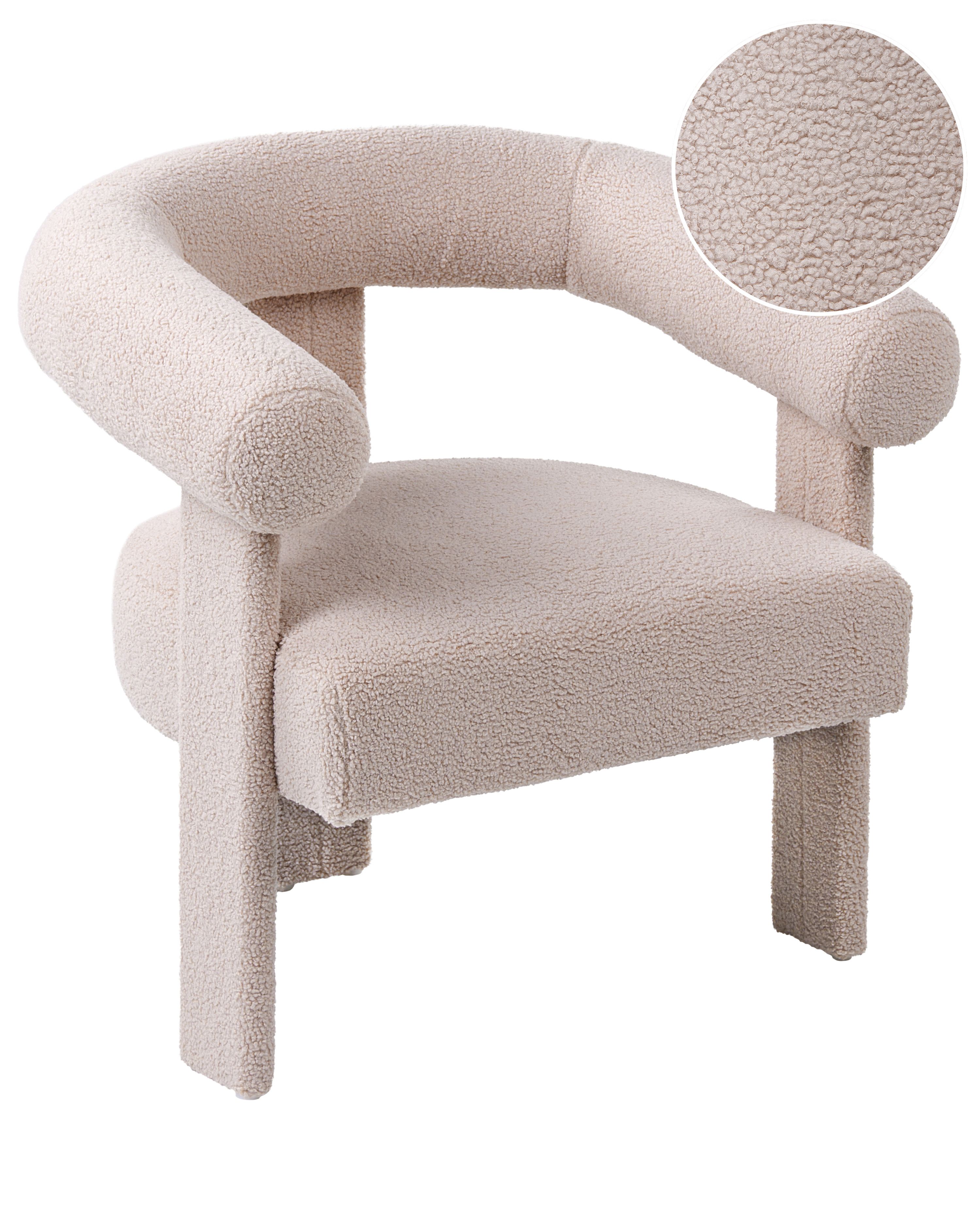Armchair ILBRO Boucle Light Beige
