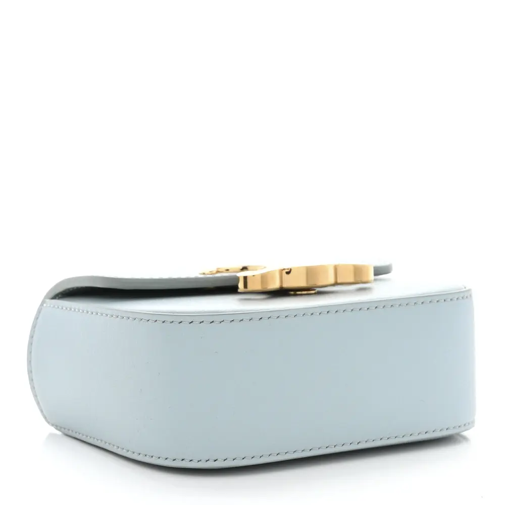 Superfake Handbags—Celine Soft Blue Mini Triomphe with Gold Hardware1:1High-quality replica