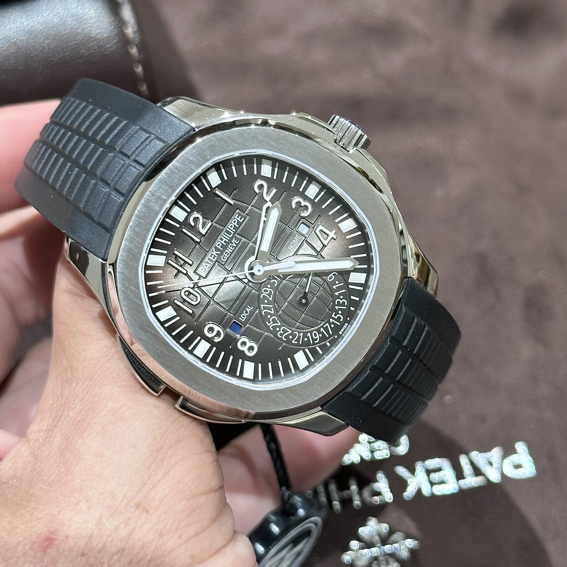 Patek Philippe Aquanaut 5164A Replica 1:1 Watch Gray Dial 40.8mm - Elite Watch Atelier