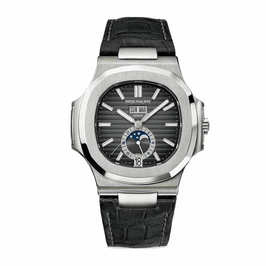 Patek Grey Leather Replica - Top club