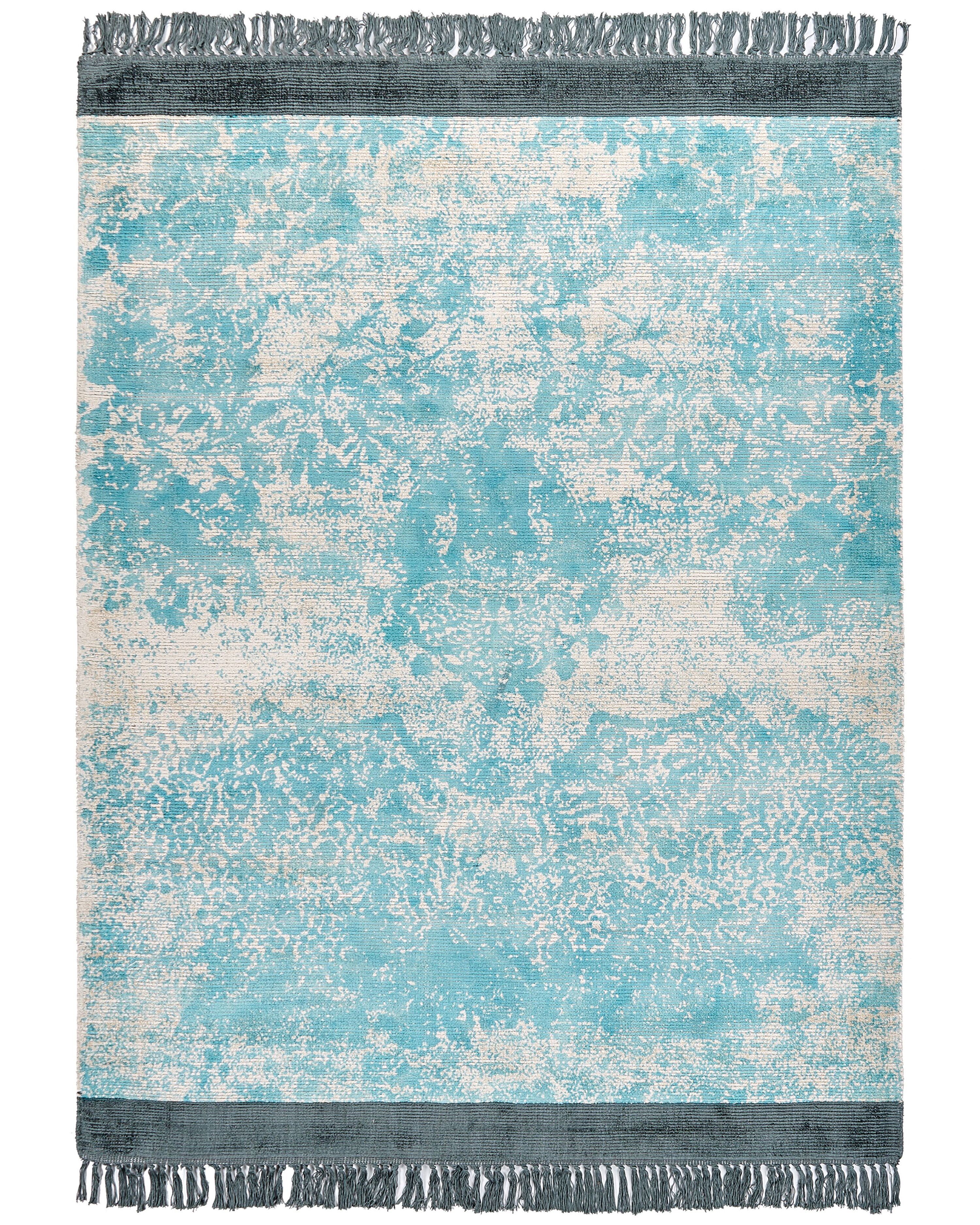 Rug AKARSU Blue 160 x 230 cm Viscose