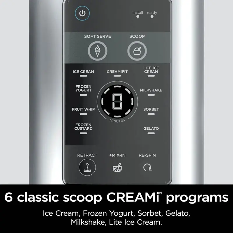 Ninja CREAMi Swirl Ice Cream And Soft Serve Maker, 13 Programs, Two 16oz Pints - NC701
