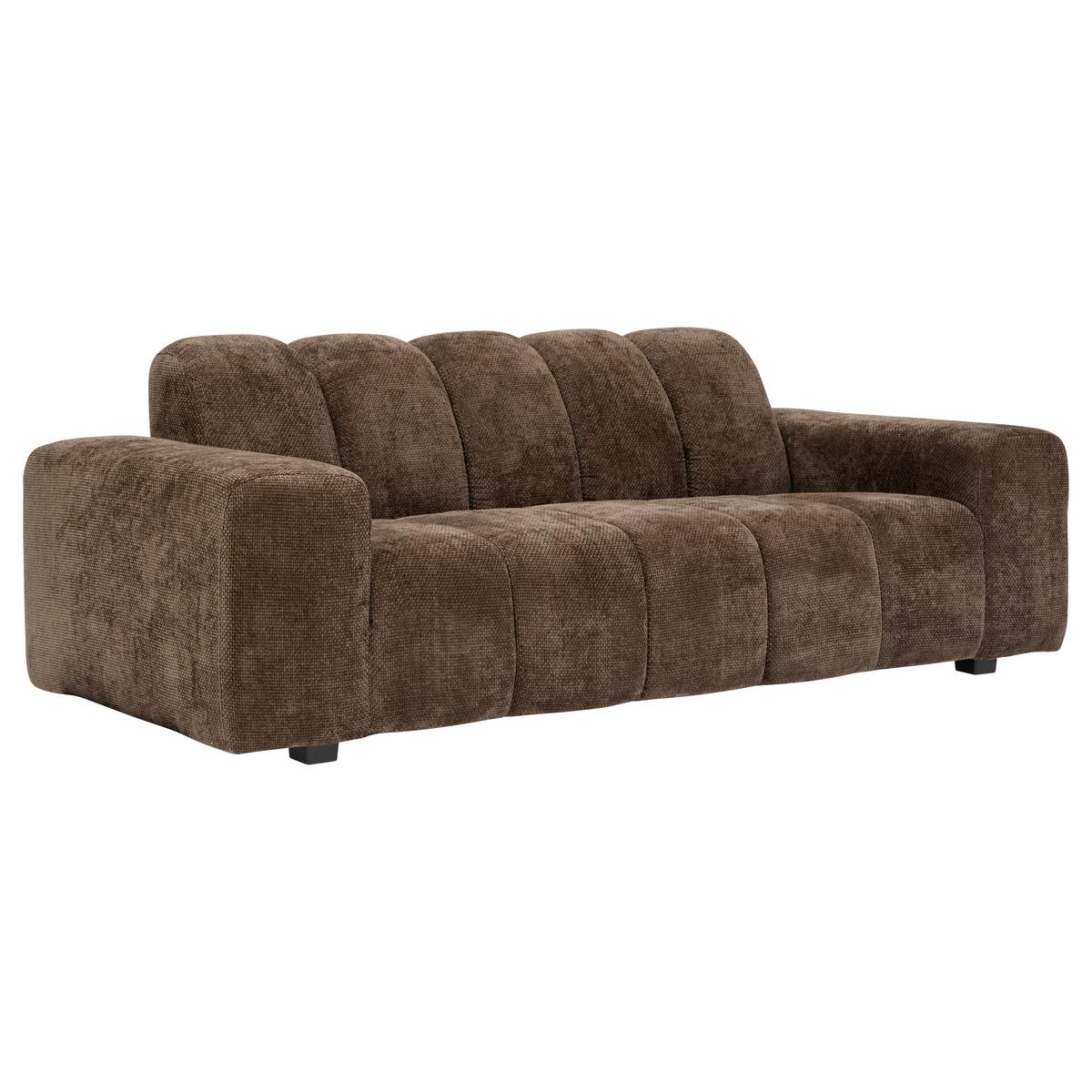 Fixed Sofa "Palma" 3-seater, 212x97 cm, Tonka Brown