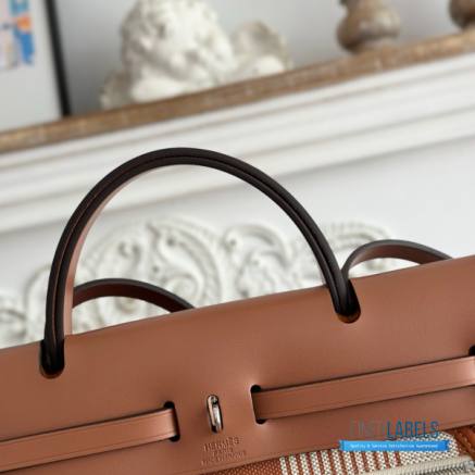 Hermès Herbag Zip 31 Bag | 31x25x10 cm | Luxury Canvas & Leather Shoulder Bag for Women | Spacious Everyday Hermès Tote1:1High-quality replica