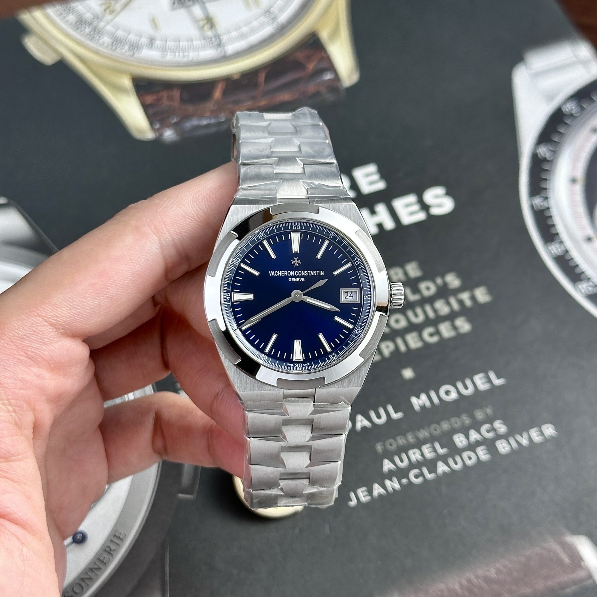 Vacheron Constantin Best Replica Watch Overseas 4500V Blue Dial PPF 41mm - Top club