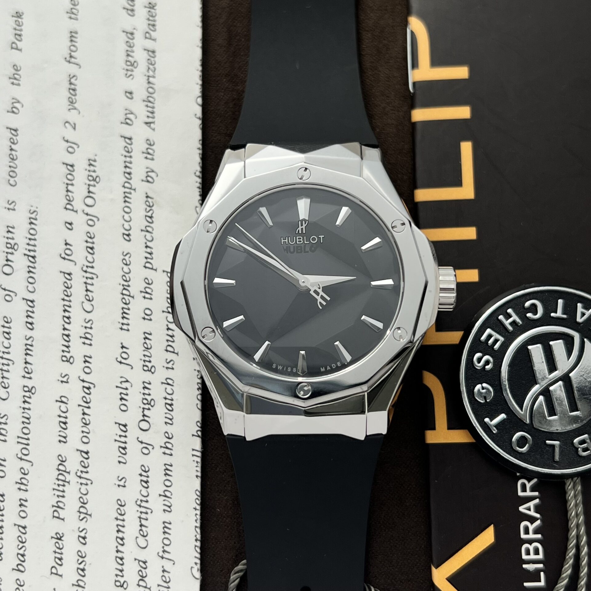 Hublot Replica 1:1 Watch Orlinski Titanium Black HB Factory 40mm - Elite Watch Atelier