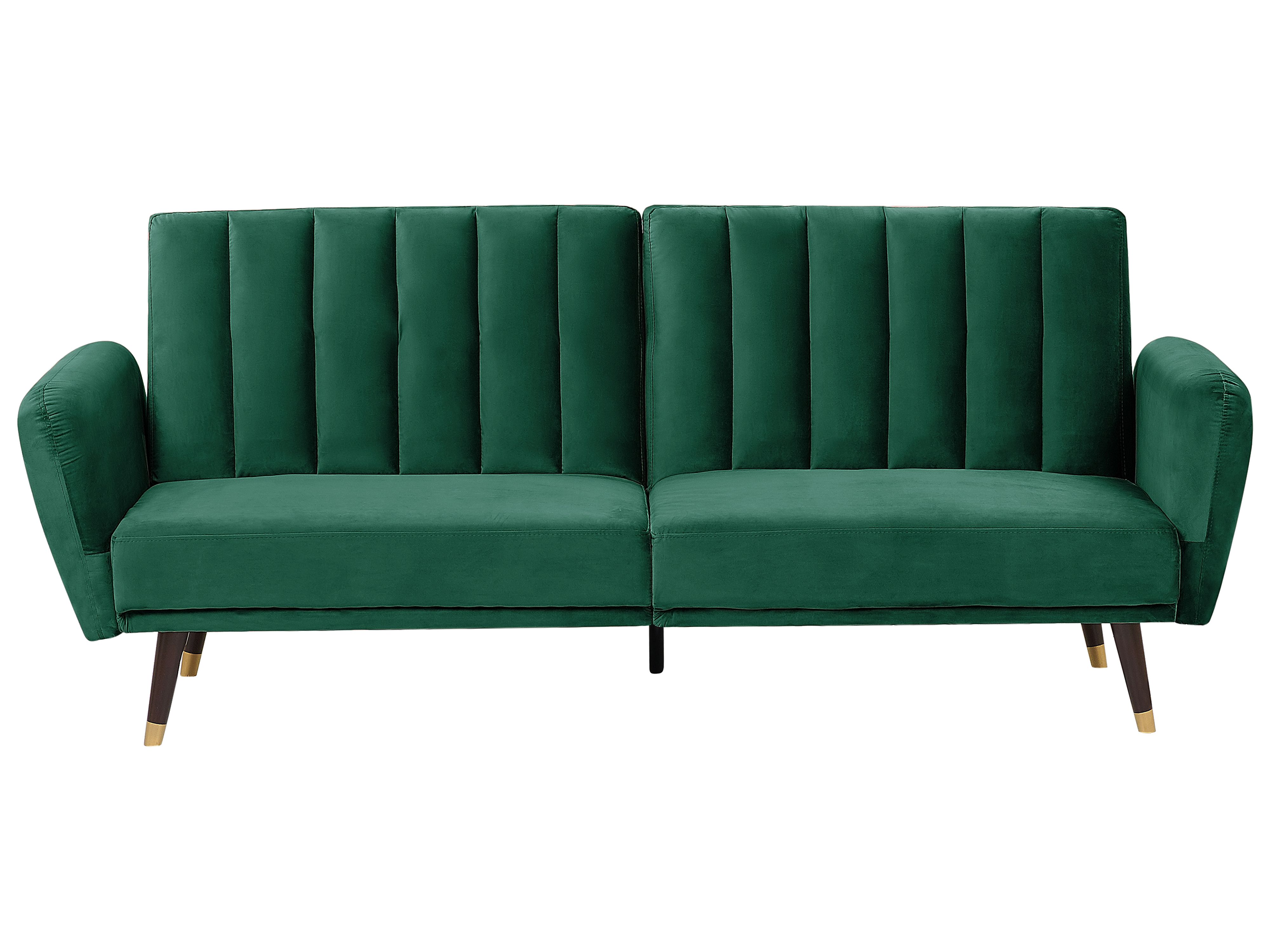 Sofa Bed 3 Seater VIMMERBY Velvet Emerald Green