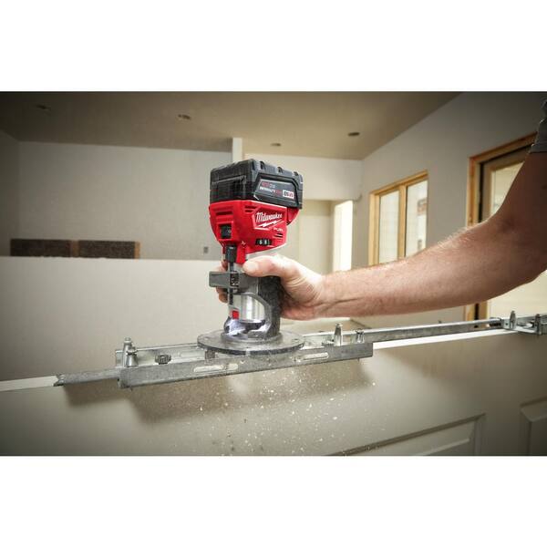 M18 FUEL 18V Lithium-Ion Brushless Cordless Compact Router w/ Compact Router Plunge Base - Image 10